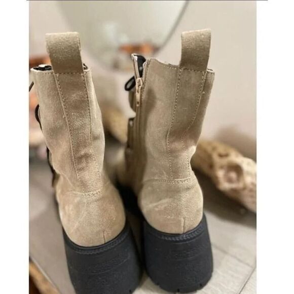 Free People Emmett Strap Lace-Up Boots Size 9.5 - Picture 6 of 8